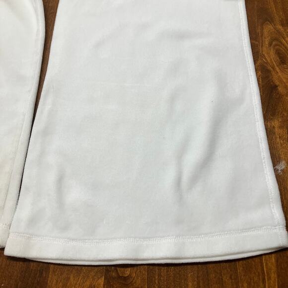 Cat in the Hat White Velour Flare Leg Lounge Pants Women’s Size L Y2K Rare! - Picture 11 of 14